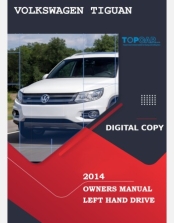 VOLKSWAGEN TIGUAN 2014 OWNERS MANUAL